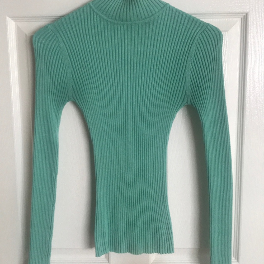 Turtleneck top! Body tight! Cute!
